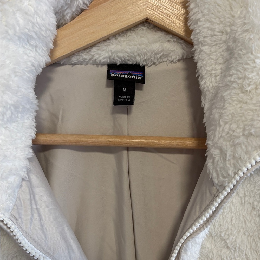 Patagonia Los Gatos Fleece Jacket Birch White size M - Picture 5 of 8